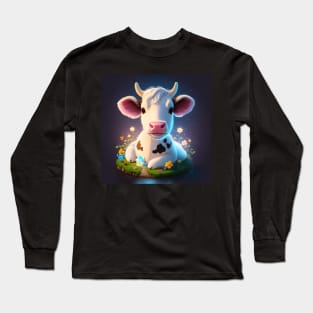 Cute Cow Long Sleeve T-Shirt